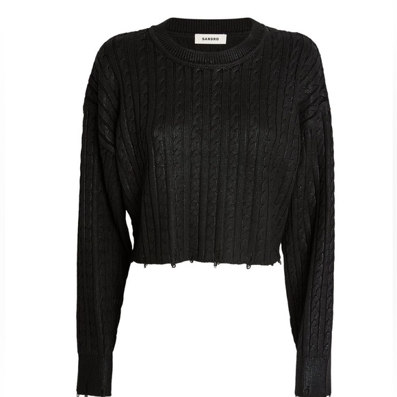 Wolly Cable-knit cotton and wool-blend sweater - Picture 3 of 7